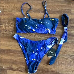 Galaxy print bikini